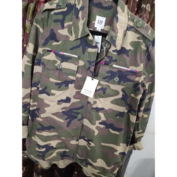Gap Camo Jacket Limited Edition Large New With Tags $98 - Picture 4 of 15